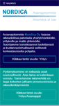 Mobile Screenshot of nordica.fi